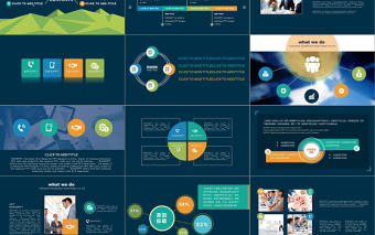 春意盎然熱情無限工作匯報PPT模板