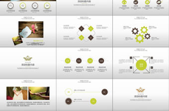 唯美愛情婚禮策劃動態PPT模板