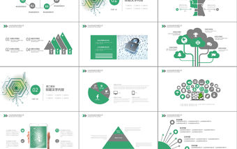 2019年綠色網絡安全培訓PPT模板