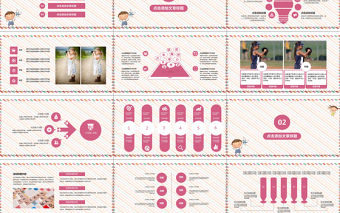 2018卡通風格幼兒教學家長會ppt模板
