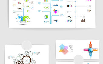 12款矢量商務(wù)PPT時(shí)間軸數(shù)據(jù)統(tǒng)計(jì)圖表