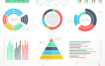 彩色信息表PPT矢量圖形圖標