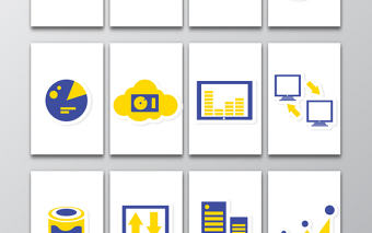 16款矢量商務(wù)PPT數(shù)據(jù)圖標(biāo)