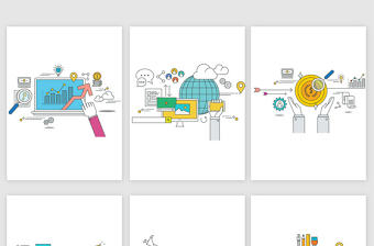 電子商務網絡信息PPT辦公素材