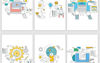 電子商務網絡信息PPT辦公素材