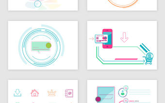 商務(wù)辦公數(shù)據(jù)分析圖表ppt素材