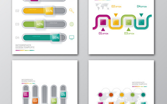 流程圖數(shù)據(jù)圖表元素素材