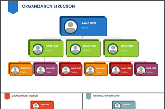组织架构表模板ppt