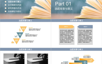 畢業(yè)答辯輕簡約PPT模板