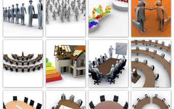 立體小人PPT素材商務(wù)背景立體3D人物