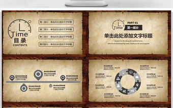 企業員工管理時間管理培訓PPT動態模板