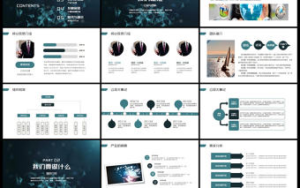 互聯網科技電商創業融資商業計劃書PPT