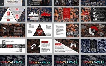 高端大氣的公司年度公關活動策劃ppt模板