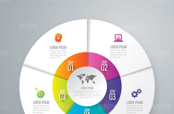 精美商務(wù)信息統(tǒng)計圖表設(shè)計矢量素材