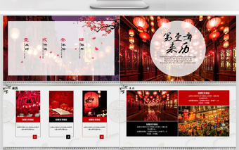 創意中國風過年好年事新年PPT模板