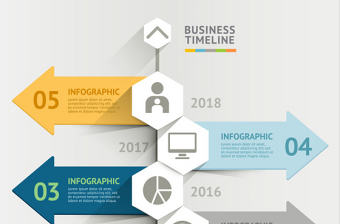 卡通圖表PPT箭頭標(biāo)簽