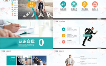 飛鳥翱翔海洋求職簡(jiǎn)歷PPT模板