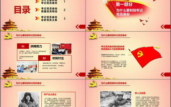 兩學(xué)一做黨員身份永遠(yuǎn)不能忘ppt模板