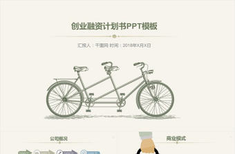 大氣商業策劃書創業計劃項目投資PPT模板