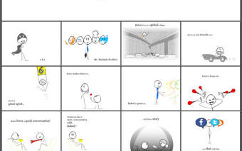 簡筆畫創(chuàng)意自我介紹PPT