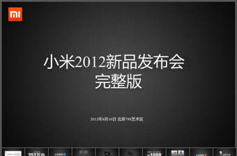 2012年小米手機（1S）發布