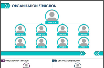 组织架构图用ppt