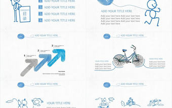 手繪風格工作匯總PPT模板