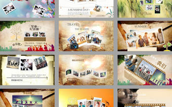 相聚二十年同學回憶錄ppt模板