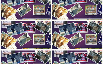 懷舊唯美致青春畢業(yè)季動(dòng)態(tài)照片墻ppt模板