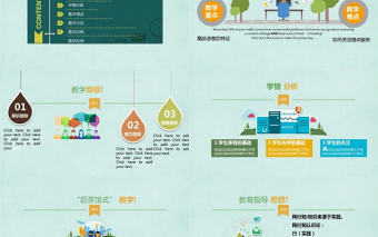 教師說課教課課件PPT模版