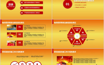 四項結合抓實抓牢基層黨建工作通用PPT模板