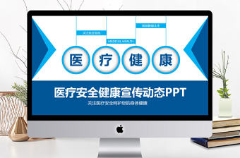 醫療安全健康宣傳PPT模版