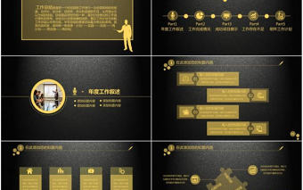 2017黑色炫酷磨砂風(fēng)格工作總結(jié)PPT