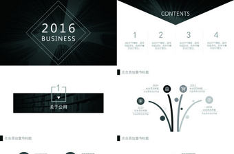 簡約線條黑白灰公司介紹產(chǎn)品ppt模板