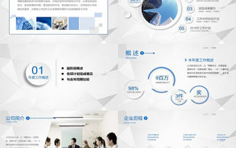 工作總結暨新年計劃PPT模版