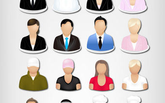 背景元素網站手機商務人士頭像默認圖標