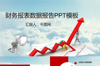 財(cái)務(wù)報(bào)表數(shù)據(jù)報(bào)告PPT模板
