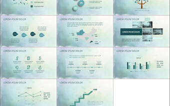 夏日清爽唯美竹韻商務(wù)總結(jié)匯報演示動態(tài)ppt模板