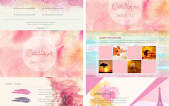 藝術(shù)水彩婚禮婚慶主題PPT模板