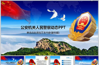 公安機(jī)關(guān)人民警察公安局派出所PPT