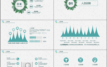 完整版行政人事部年度計(jì)劃PPT模板