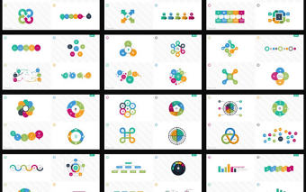 創意純手工繪制可編輯PPT圖形圖標