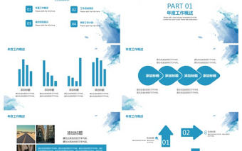 年中總結(jié)報(bào)告工作總結(jié)PPT模板