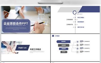 2017年企業(yè)項(xiàng)目合作招商方案PPT模板