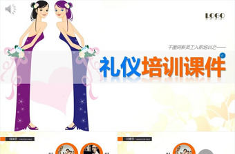 禮儀培訓課件PPT模板