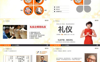 禮儀培訓(xùn)課件PPT模板