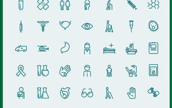 PPT素材商務(wù)背景醫(yī)療圖標(biāo)信息圖標(biāo)線稿