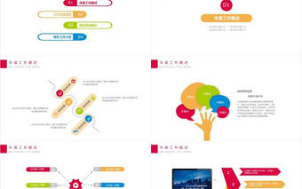 炫彩唯美月季度總結(jié)計(jì)劃PPT模板