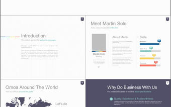 炫彩簡潔大氣商務(wù)PPT模板