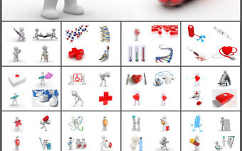 3d小人醫(yī)療系列PPT圖片